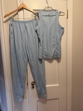 Nike Light Blue Tank & Jogger Set